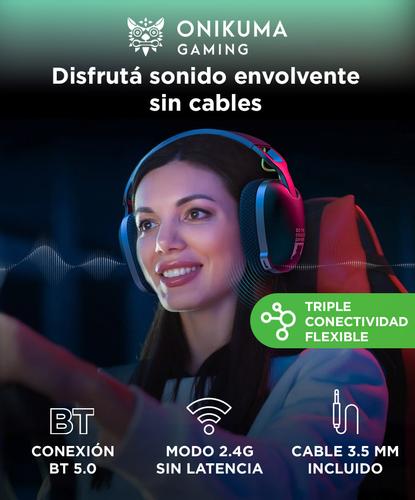 Auriculares Gamer Onikuma B2 Con Micrófono PC - 1