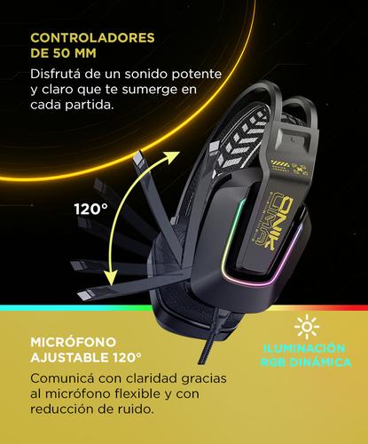 Auriculares Gamer ONIKUMA X13 Sonido Envolvente Micrófono RGB  - 2