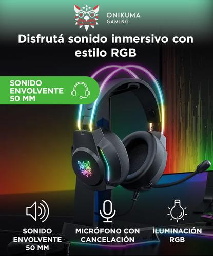 Auriculares Gamer Onikuma X15 PRO RGB Con Micrófono - 1
