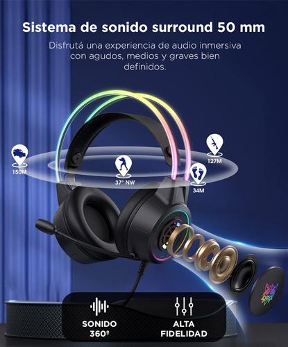Auriculares Gamer Onikuma X15 PRO RGB Con Micrófono - 2