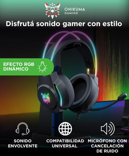 Auriculares Gamer Onikuma X26 RGB Con Micrófono - 1