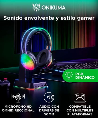 Auriculares Gamer Onikuma X29 RGB Con Micrófono - 1