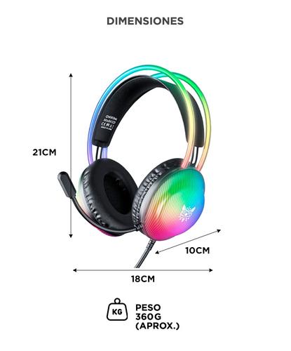 Auriculares Gamer Onikuma X29 RGB Con Micrófono - 3