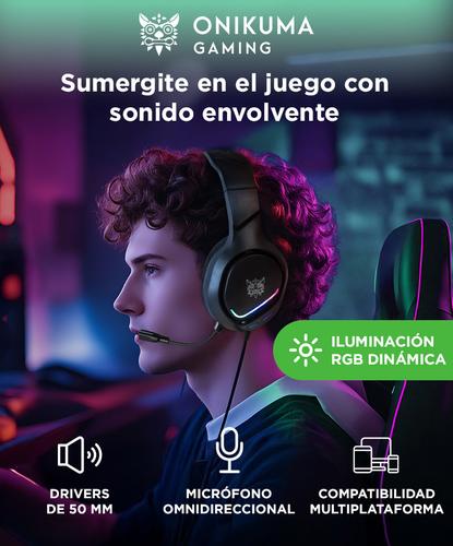Auriculares Gamer Onikuma X31 RGB Con Micrófono - 1
