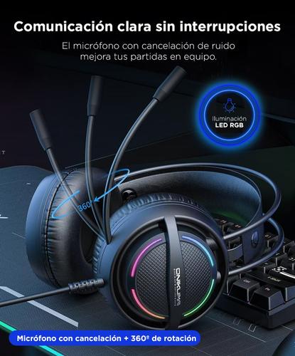 Auriculares Gamer Onikuma X88 RGB Con Micrófono - 2