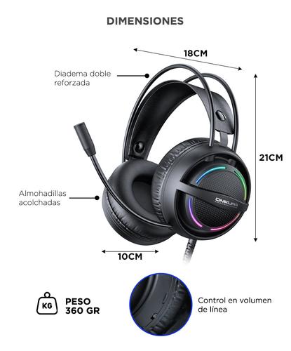 Auriculares Gamer Onikuma X88 RGB Con Micrófono - 3