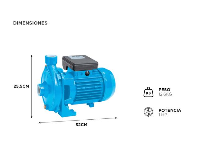 Bomba Centrifuga Agua Gamma 1hp 220v G2799AR - 4