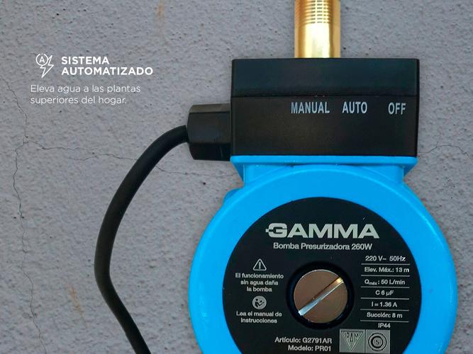 Bomba Presurizadora Gamma Pro0 120w 0.2hp G2790AR - 3