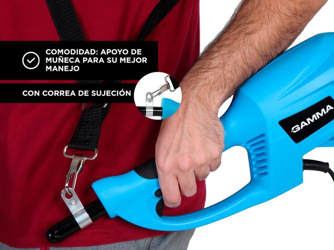 Bordeadora Cesped Electrica Gamma 1000W 7500Rpm G3081AR - 2