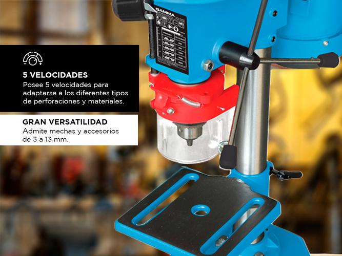 Taladro de Banco Gamma 350W 5 Vel 13mm G2320AR - 2