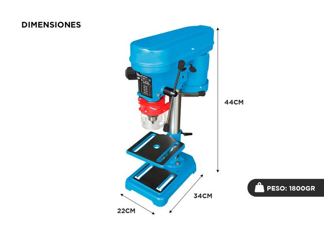 Taladro de Banco Gamma 350W 5 Vel 13mm G2320AR - 3
