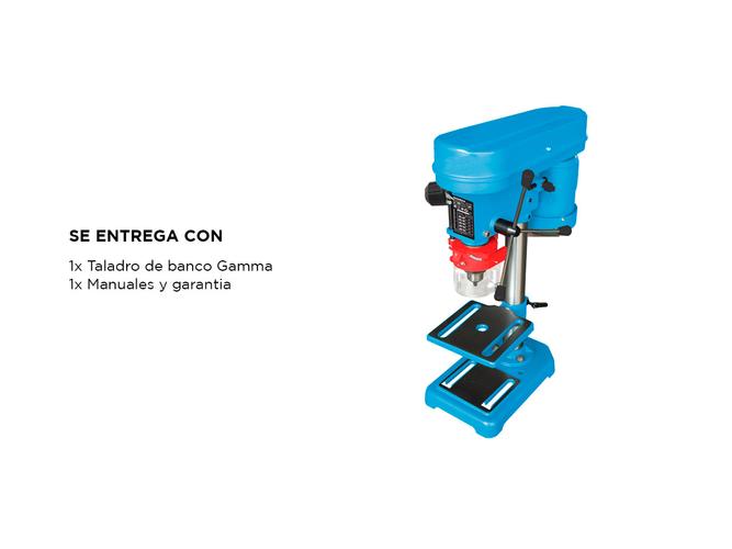 Taladro de Banco Gamma 350W 5 Vel 13mm G2320AR - 4