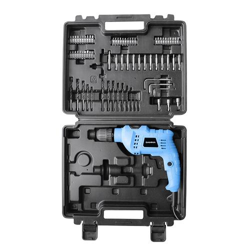 Taladro De Impacto Gamma Mandril 650w Percusion Accesorios Maletin G1905KAR - 0