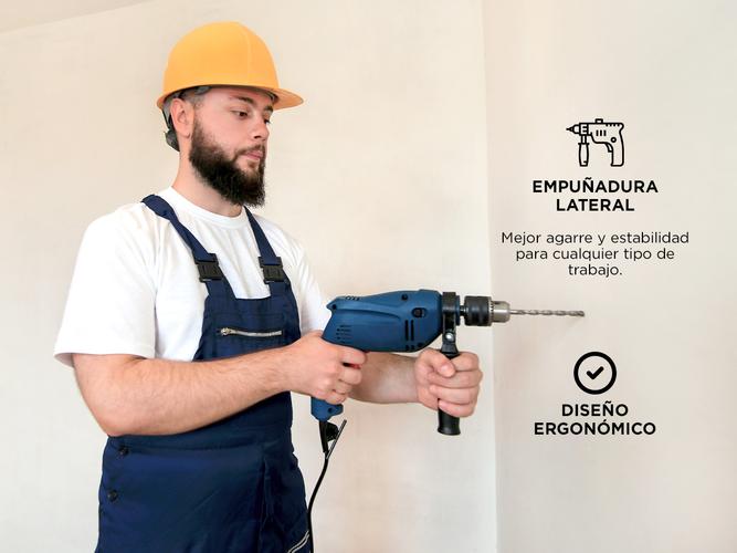 Taladro de Impacto Gamma 850w Accesorios Maletin Mandril G1904KAR - 3