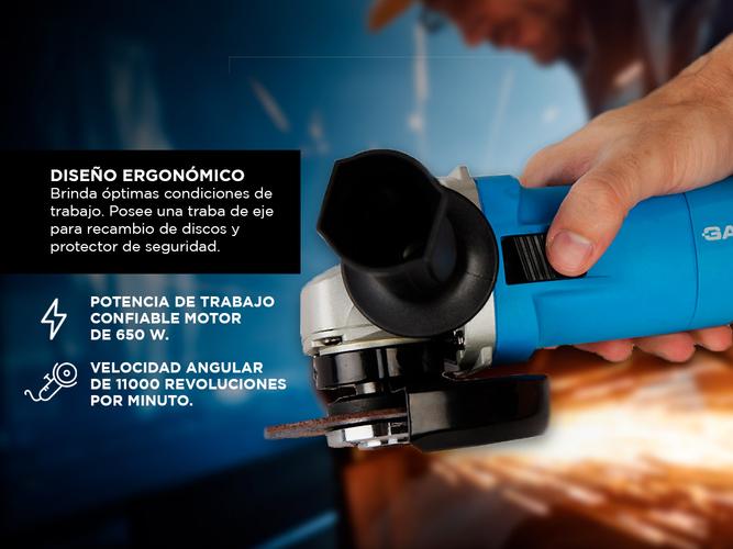 Amoladora Angular Gamma 750W 11000rpm 115mm G1910AR - 3