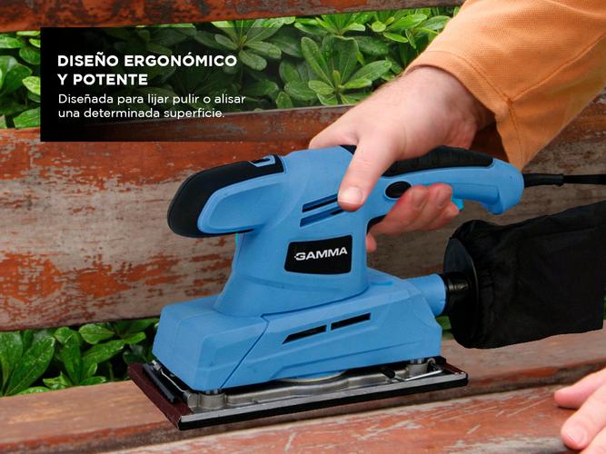 Lijadora Orbital Gamma 380W Bolsa Recolectora G1921AR - 3