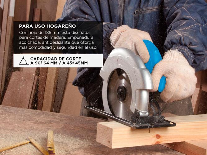 Sierra Circular Gamma 1300W Con Laser 45° 185mm g1930ar - 2