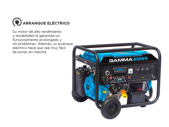Grupo Electrogeno Gamma Arr Electrico 8500W 4 Tiempos 499cc - 3