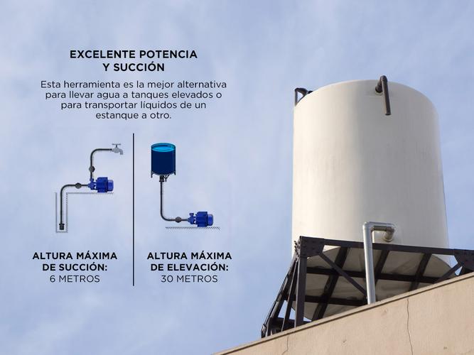 Bomba Centrifuga Evergreen Gamma Monofasica 1.5hp 1100w E1706AR  - 3