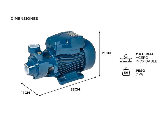 Bomba Periferica Evergreen Gamma QB80 1hp 750w  - 4