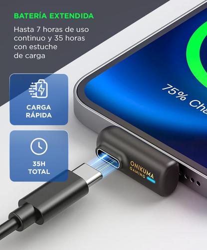 Auriculares Gamer Onikuma Tx610 Wireless Anc Dual Mic - 4