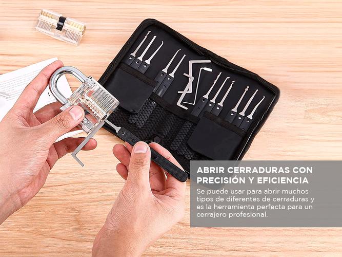 Ganzuas profesionales Gadnic 17 piezas Practica Cerrajeros  - 2