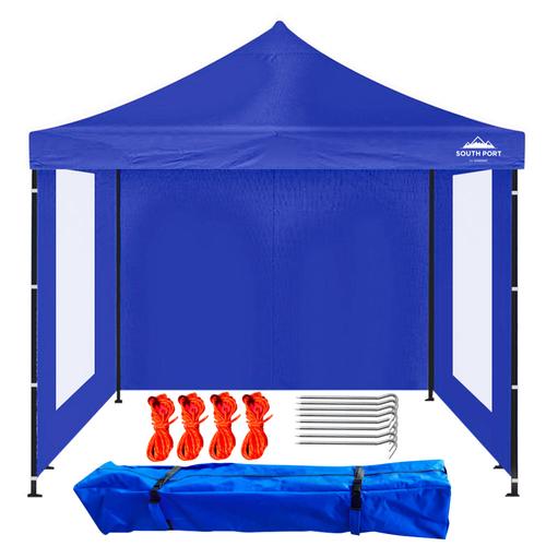 Gazebo Gadnic 3X3-M Plegable 3x3 Reforzado Paredes con Ventana Ideal Playa o Eventos - 0
