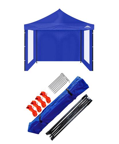 Gazebo Gadnic 3X3-M Plegable 3x3 Reforzado Paredes con Ventana Ideal Playa o Eventos - 5