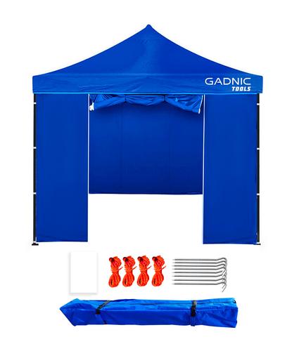 Gazebo Gadnic 3X3M-ZIP Plegable 3x3 Paredes Puerta Cierre Relámpago - 6