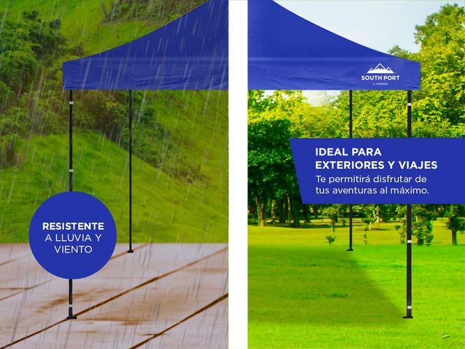 Gazebo Gadnic 3X3M-NR Plegable 3x3 Toldo Reforzado Estructura Metálica - 2