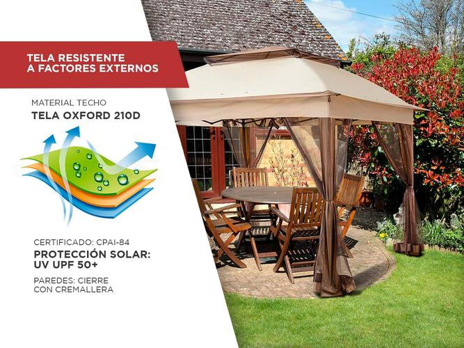 Gazebo Mosquitero Gadnic Gard Tienda de Sombrilla - 2
