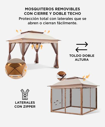 Gazebo Mosquitero Gadnic Gard Tienda de Sombrilla - 3