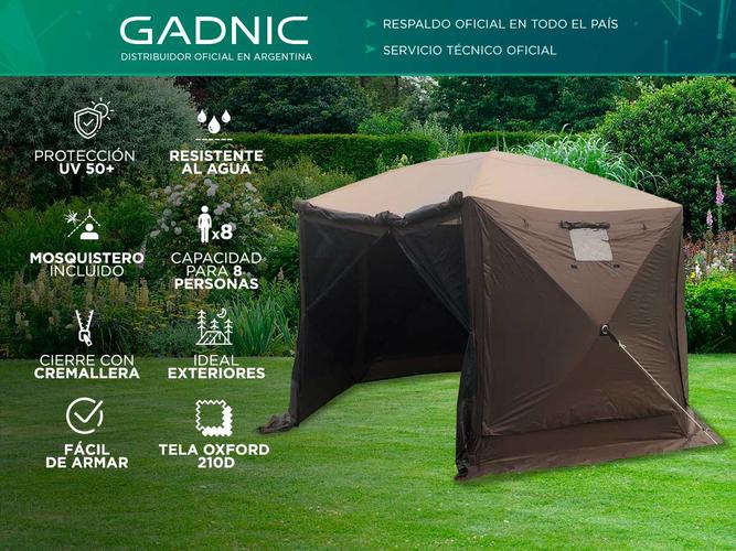Gazebo Mosquitero Gadnic GZBO9 Hexagonal Con Ventana - 1
