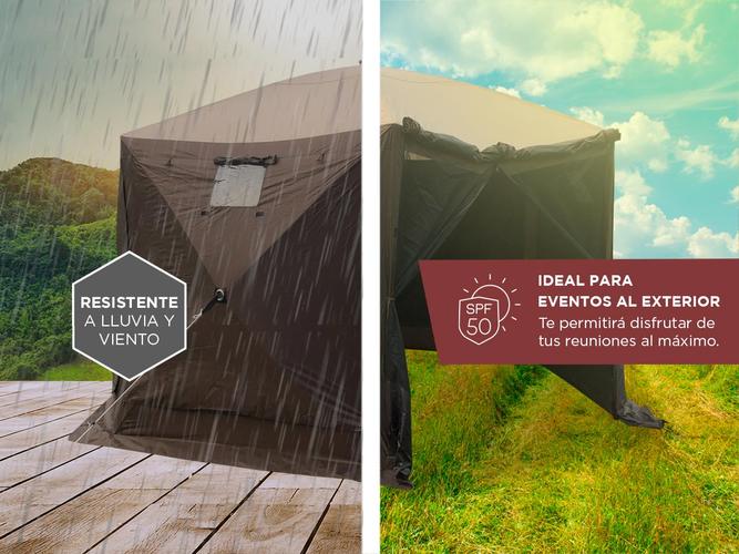 Gazebo Mosquitero Gadnic GZBO9 Hexagonal Con Ventana - 2