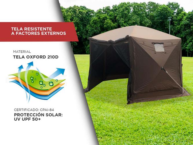 Gazebo Mosquitero Gadnic GZBO9 Hexagonal Con Ventana - 4