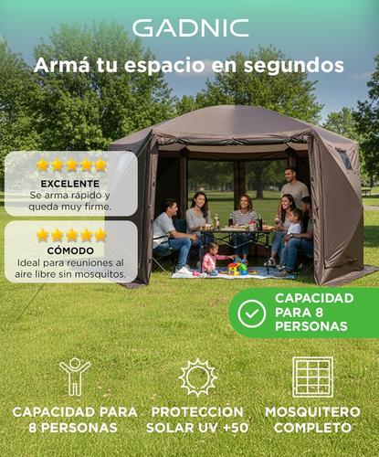 Gazebo Mosquitero Gadnic GZBO9 Hexagonal Con Ventana - 1