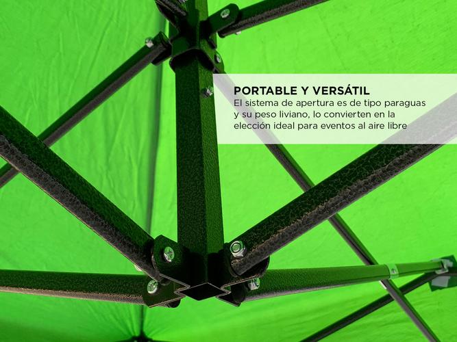 Gazebo Sin Paredes Gadnic 2x2 mts Impermeable - 3