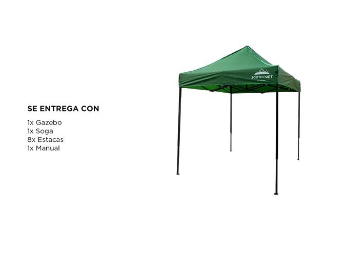 Gazebo Sin Paredes Gadnic 2x2 mts Impermeable - 6