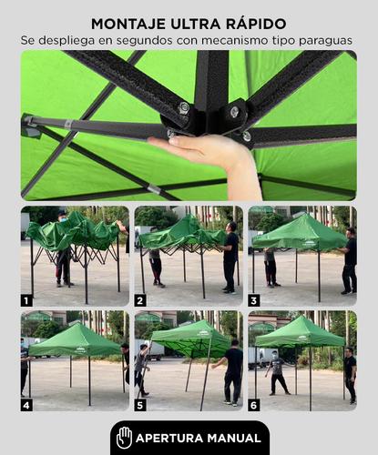 Gazebo Sin Paredes Gadnic 2x2 mts Impermeable - 2