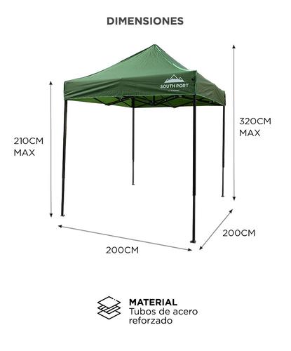 Gazebo Sin Paredes Gadnic 2x2 mts Impermeable - 5