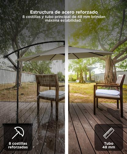 Sombrilla con Base Regulable con Criquet  FPS Usado - 3