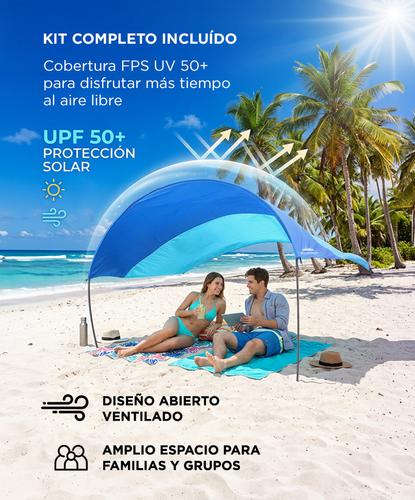 Gazebo De Viento Southport by Gadnic Playa Ultraliviano UV50 5x3m Portátil - 2