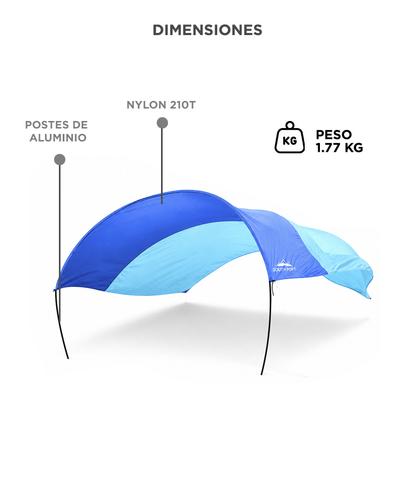 Gazebo De Viento Southport by Gadnic Playa Ultraliviano UV50 5x3m Portátil - 5