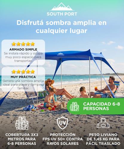 Gazebo Playero Elástico Southport by Gadnic 3x3 FPS UV 50+  - 1
