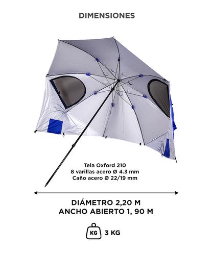 Sombrilla Carpa Gadnic GZ7 Para Exterior Bolso Transporte - 5