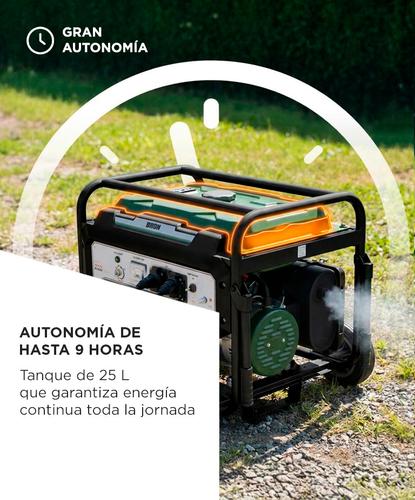 Generador Grupo Electrógeno a Nafta BRON by Gadnic 6500WPortátil Ruedas 220V Arranque Eléctrico  - 3