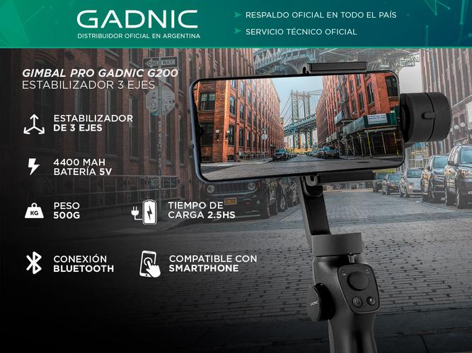 Gimbal Pro Gadnic G200 Estabilizador 3 Ejes Outlet - 1