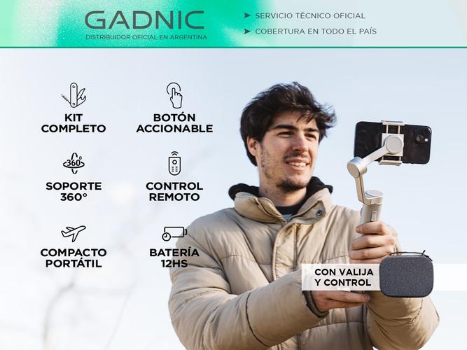  Gimbal Estabilizador Para Celular Gadnic  Combo Trípode  Outlet - 1