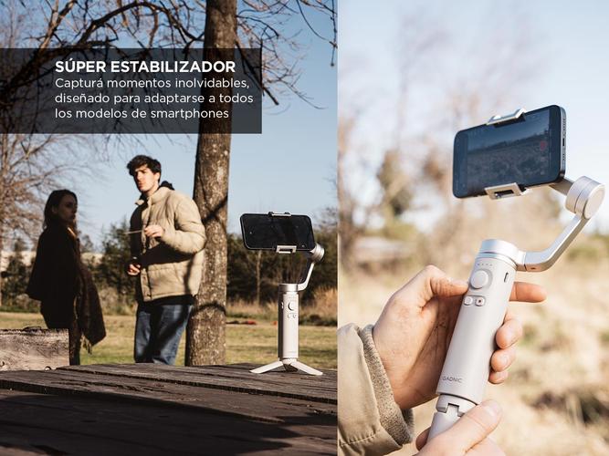  Gimbal Estabilizador Para Celular Gadnic  Combo Trípode  Outlet - 3