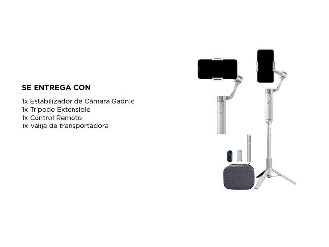  Gimbal Estabilizador Para Celular Gadnic  Combo Trípode  - 6
